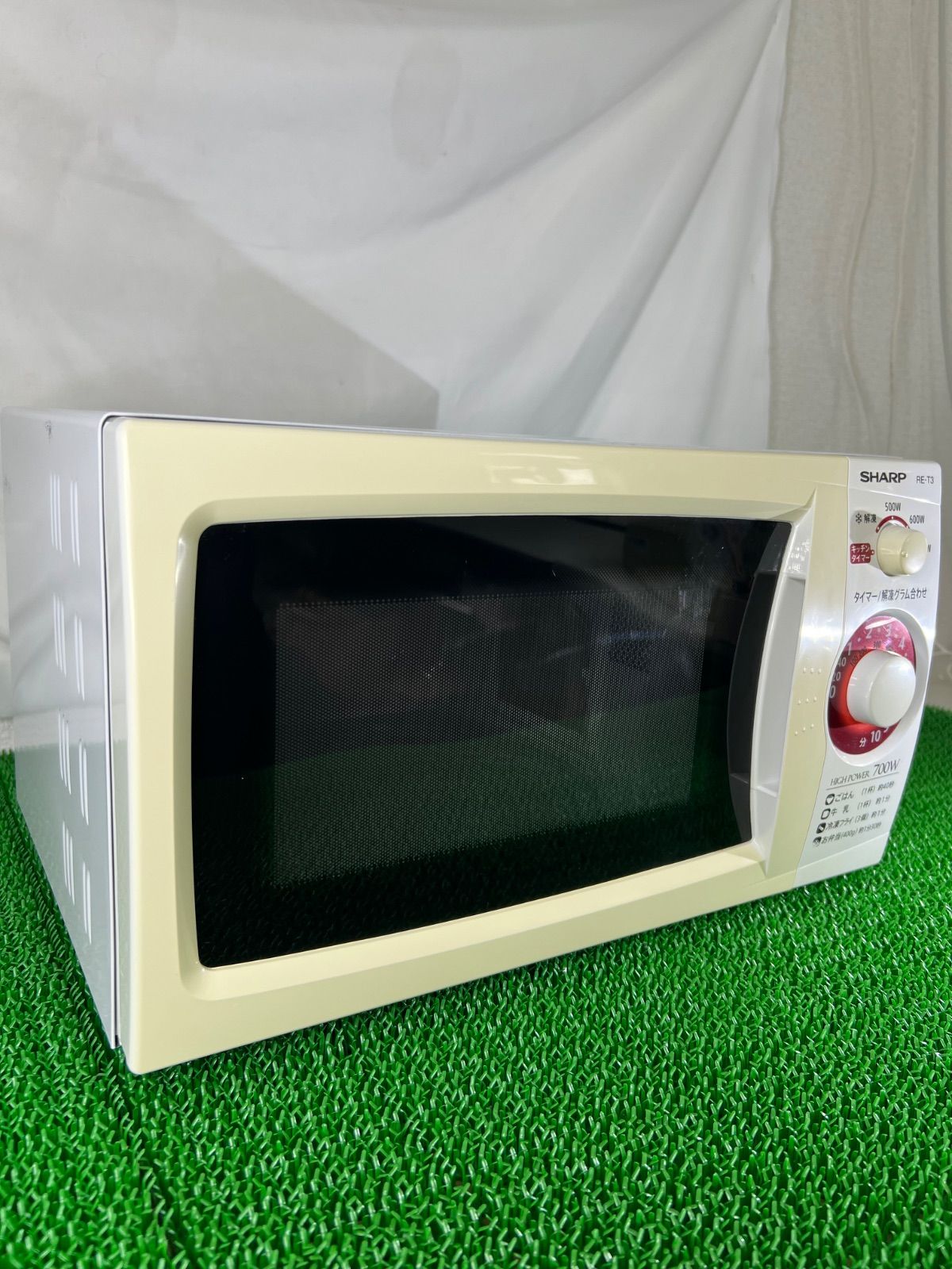 SHARP 電子レンジ RE-TE3-W6 2019年製 60Hz専用 単機能電子レンジ 