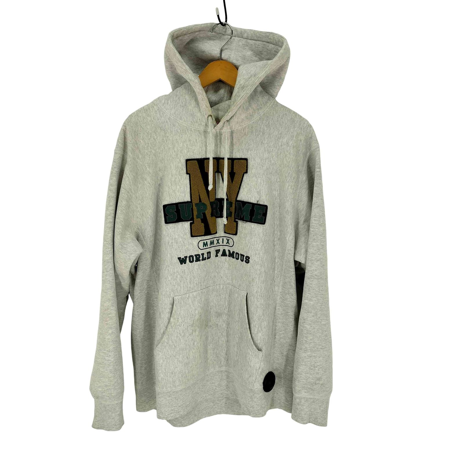 シュプリーム Supreme 19AW NY Hooded Sweatshirt メンズ import：L