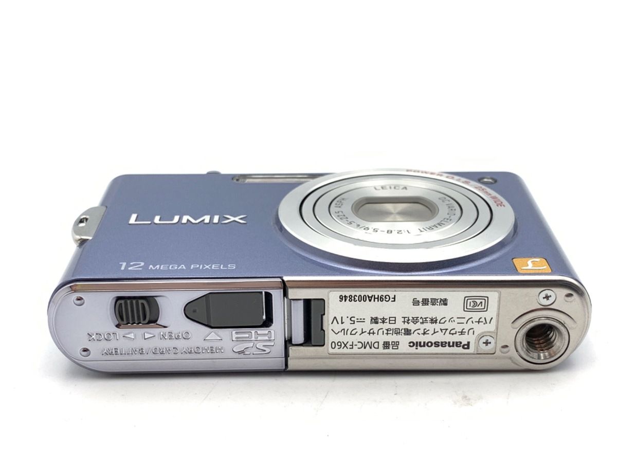 中古】 【並品】 パナソニック LUMIX DMC-FX60-A ラベンダーブルー
