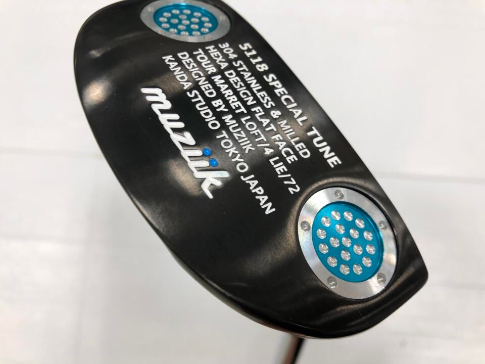 ムジーク　5118 SPECIAL TUNE BLACK　パター　中古　ゴルフドゥ！NEXTグローボ蘇我店【最短即日発送】 17,345円