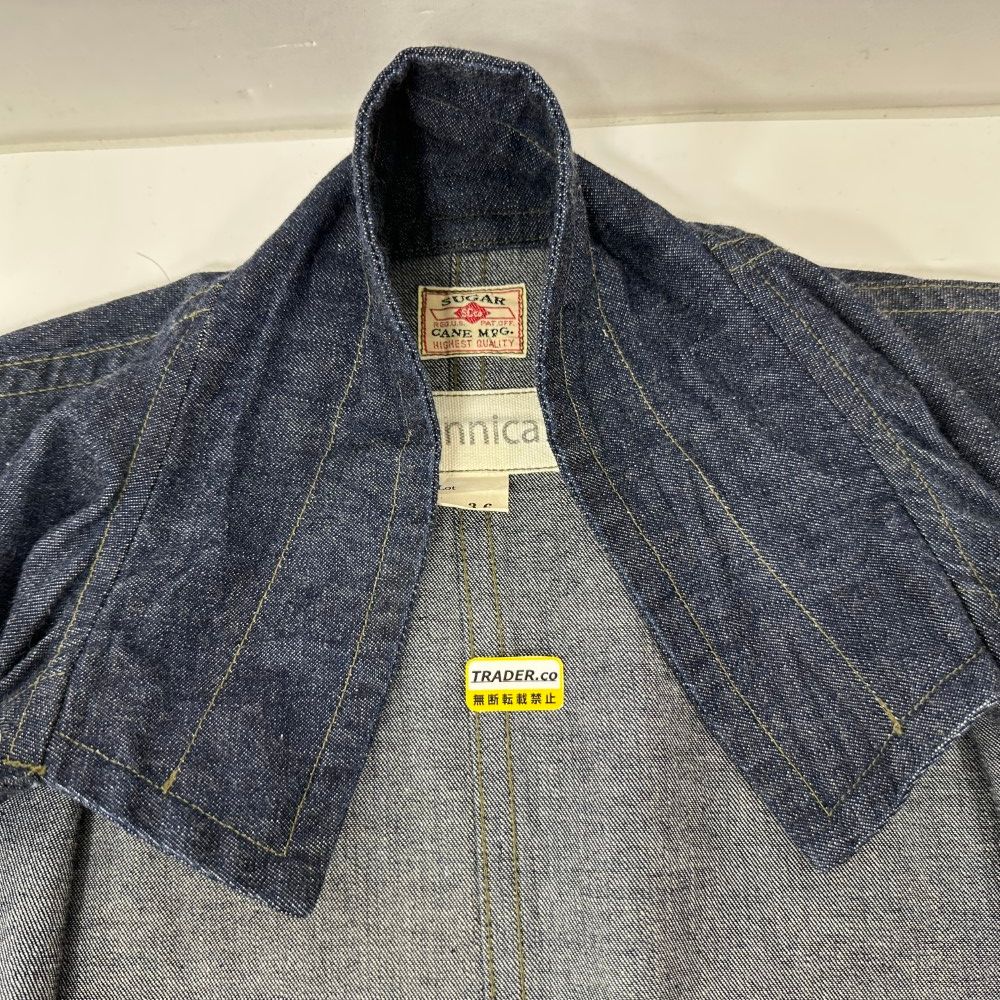07w70167 Sugar Cane Fennica デニムジャケット サイズ36 中古品 デニムジャケット