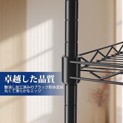 WORKPRO スチールラック 5段 耐荷重250kg 幅44×奥行29×高さ130cm