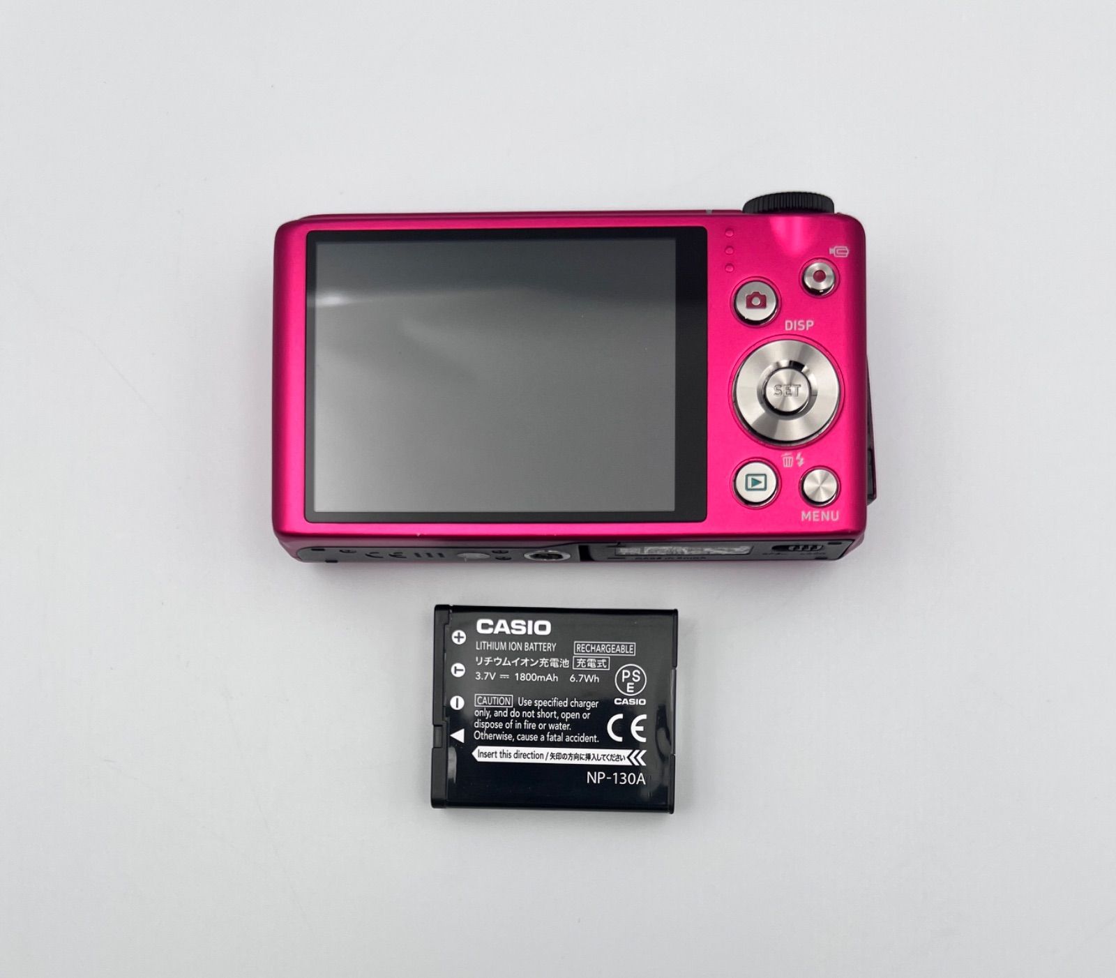 CAM90// CASIO EXILIM EX-ZR500 HS コンパクトデジカメ ピンク