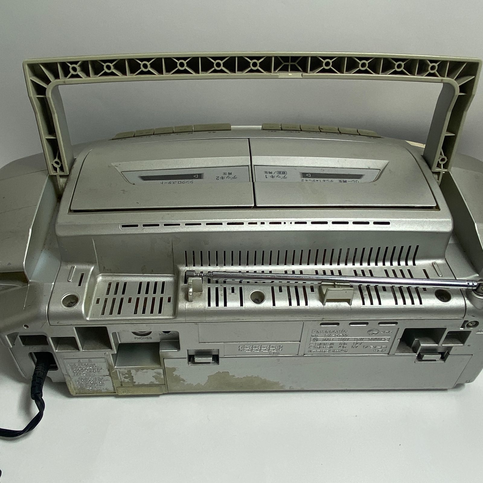 Panasonic パナソニック RX-DT36 ポータブルダブルカセットプレイヤー