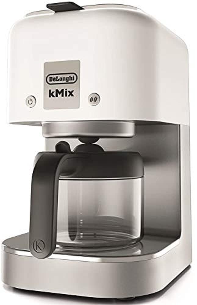 De'Longhi (デロンギ) ドリップコーヒーメーカー ケーミックス [kMix] COX750J-WH レギュラーコーヒー 6杯用 ステンレスフィルター アロマスイッチ シャワードリップ機能 [クールホワイト] デロンギファミリー登録で 67a56e93