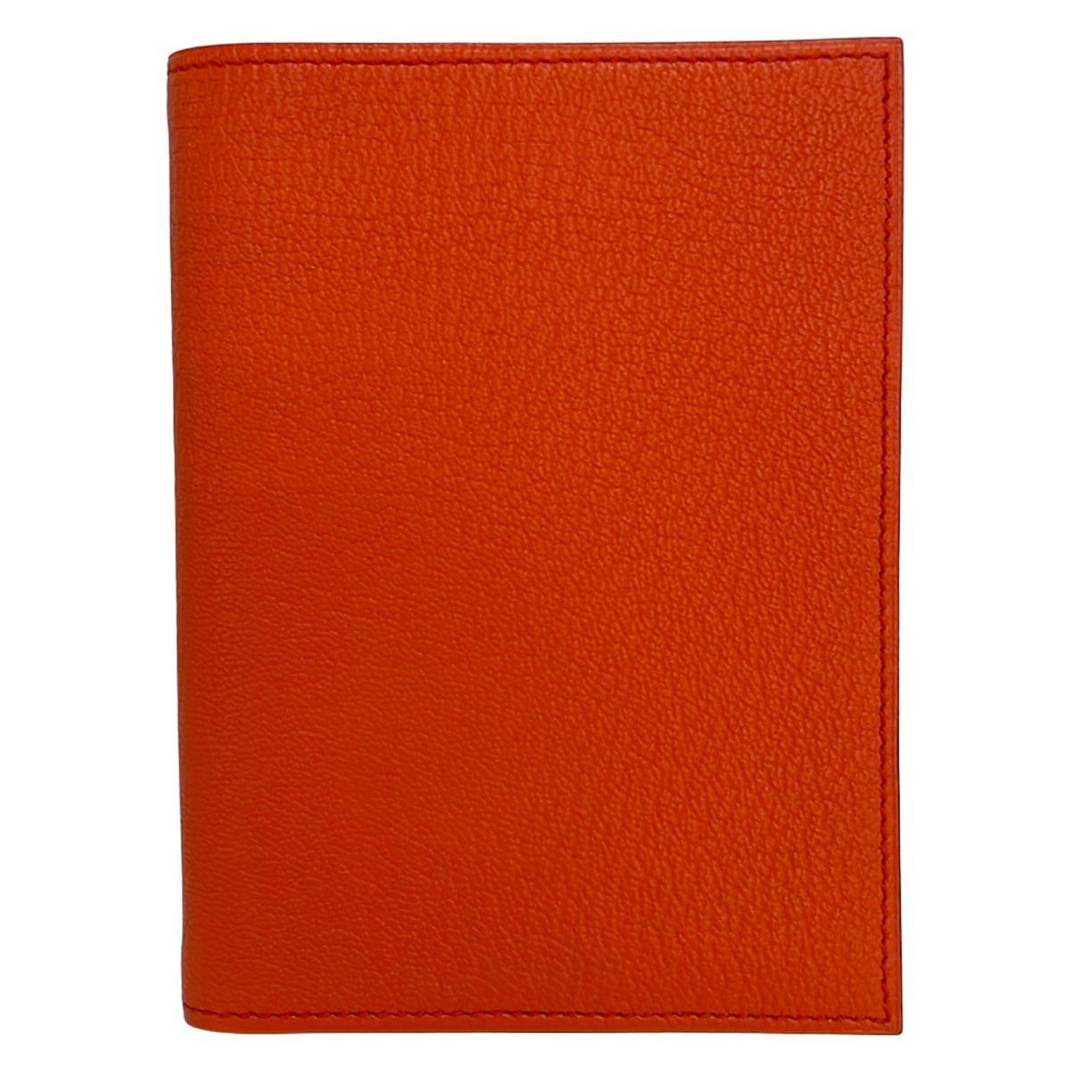 HERMES(エルメス) 手帳美品 アジェンダGM オレンジポピー シルバー金具