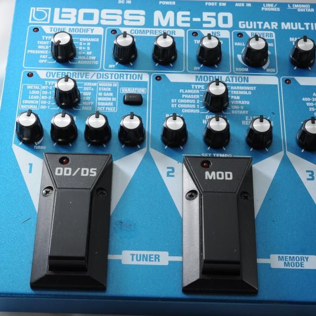 動作OK】BOSS ME-50 マルチエフェクター 純正バッグ・アダプター・取説