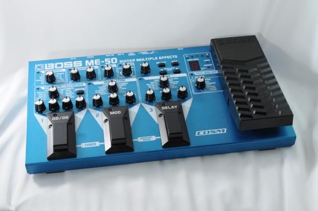 BOSS ME-50 マルチエフェクター　ACアダプタ付き 動作OK】BOSS ME-50 マルチエフェクター 純正バッグ・アダプター・取説