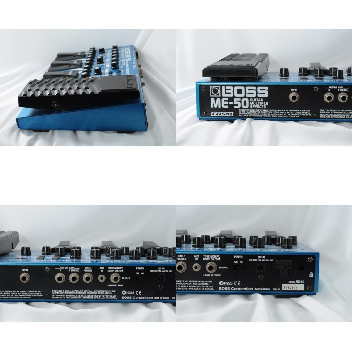 動作OK】BOSS ME-50 マルチエフェクター 純正バッグ・アダプター・取説