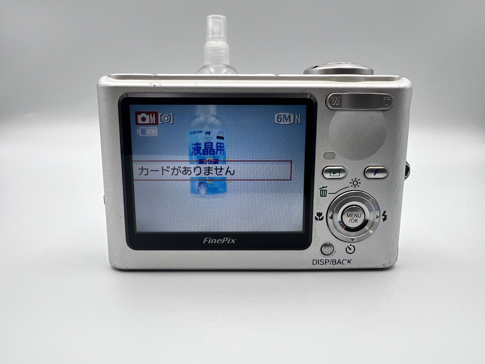 FUJIFILM FINEPIX F10 シルバー　デジカメ【ジャンク扱い】 CAM92// Fujifilm FinePix F10 シルバー - メルカリ