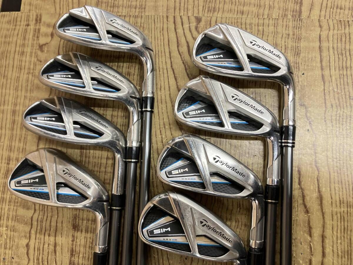 TaylorMade SIM MAX テーラーメイド　シムマックス　アイアン8本セット