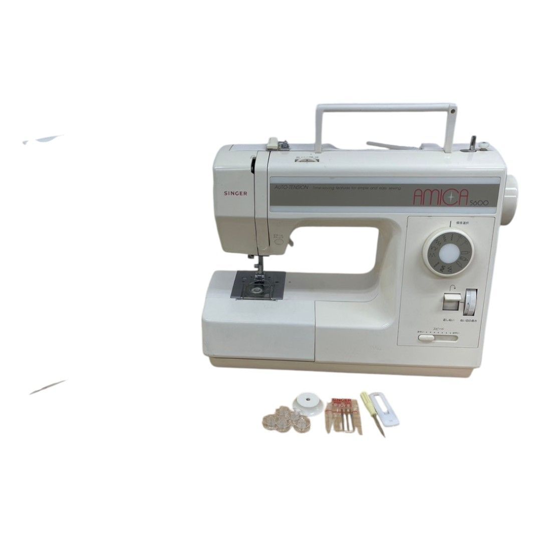 シンガ-ミシン5600美品動作確認済み SINGER AMICA5600 電動ミシン 通電のみ確認済 - メルカリ
