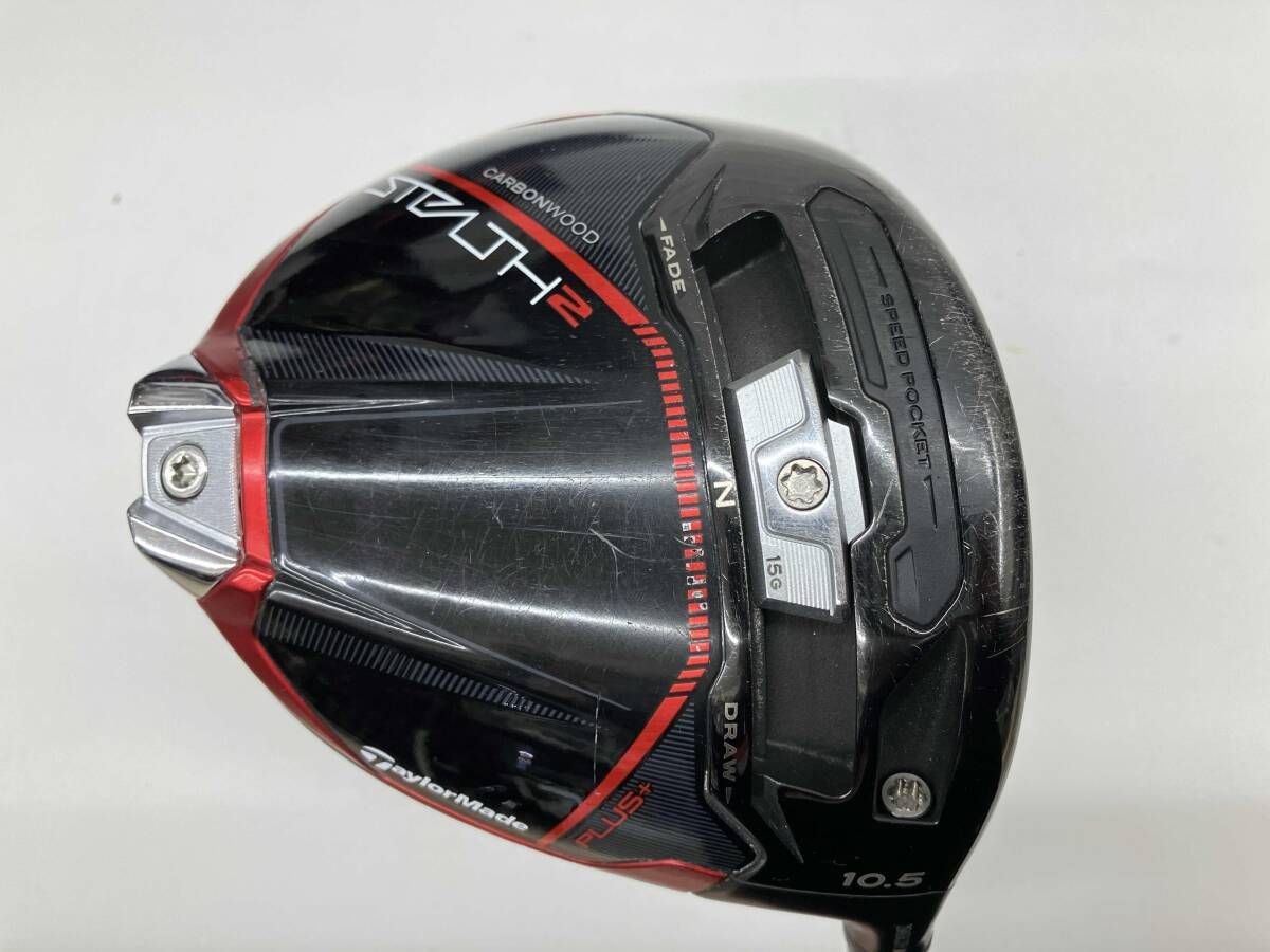 TaylorMade STEALTH2 PLUS ドライバー　テーラーメイド　フレックスSR Diamana TM50 ヘッドカバー付き