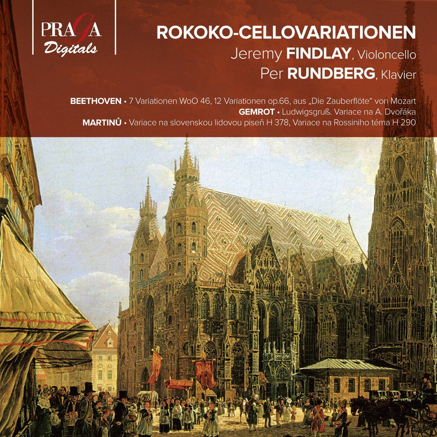 【CD】チェロとピアノのための変奏曲集 (Rococo Cello Variations / Jeremy Findlay, Per Rundberg) [SACD Hybrid] [輸入盤]