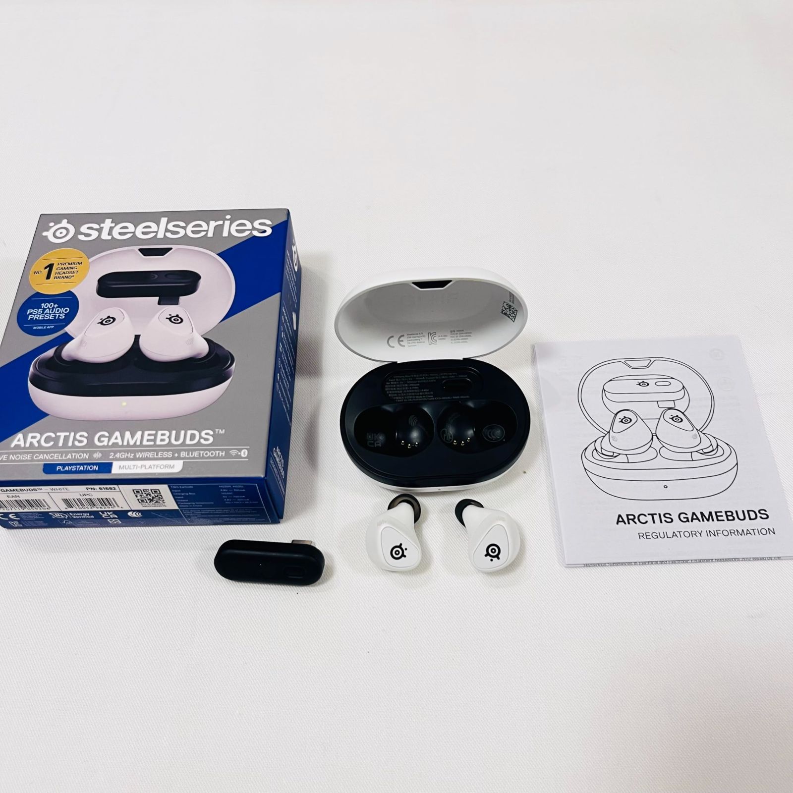 SteelSeries ゲーミングワイヤレスイヤホン Arctis GameBuds 61680　No3005