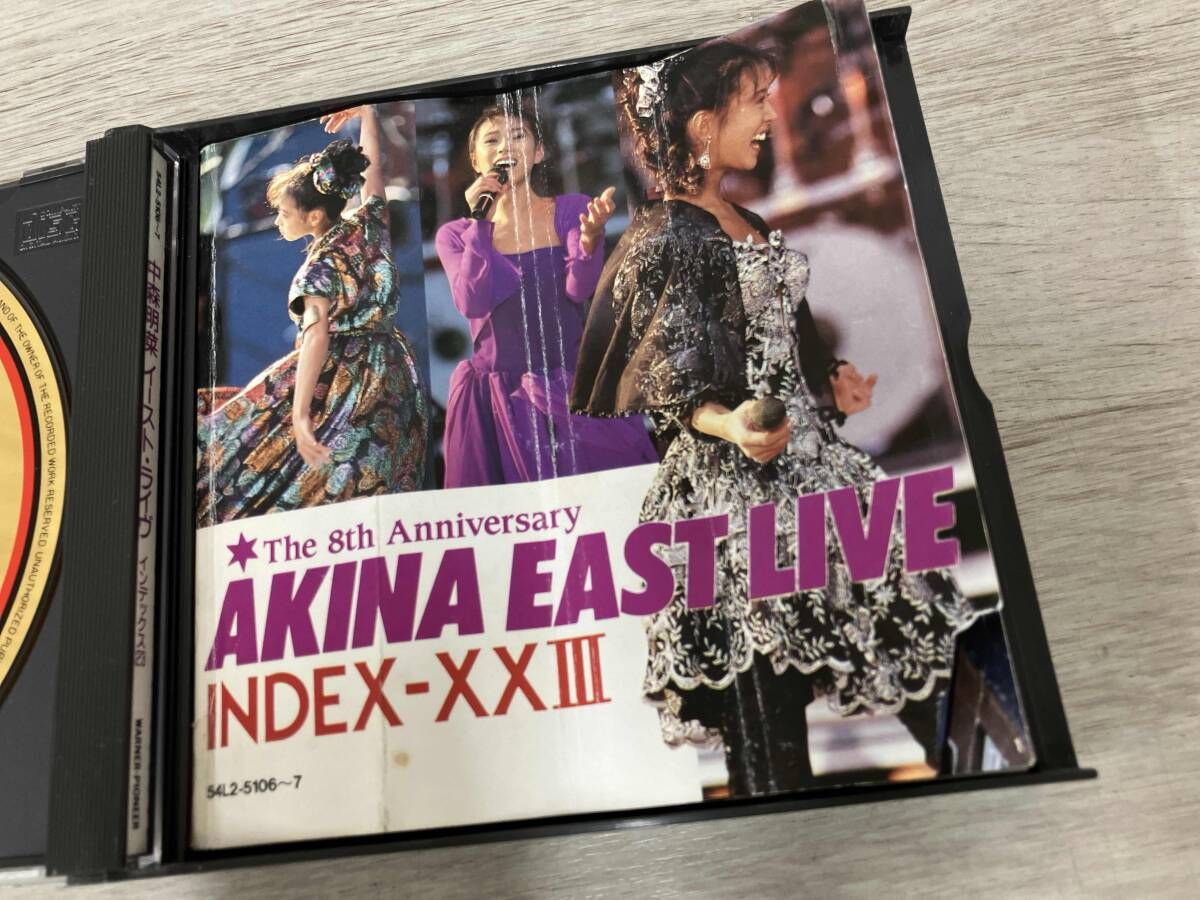 中森明菜 CD AKINA EAST LIVE =INDEX-ⅩⅩⅢ=(2GOLD CD) - メルカリ