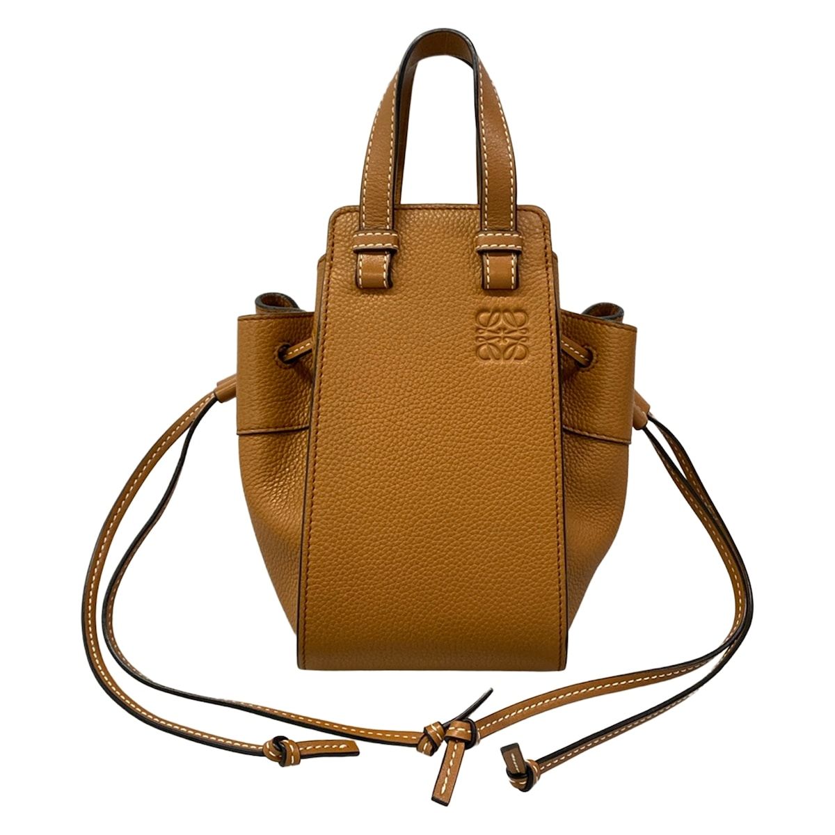 LOEWE(ロエベ) ハンドバッグ ハンモックドローストリングバッグミニ タン(ブラウン)