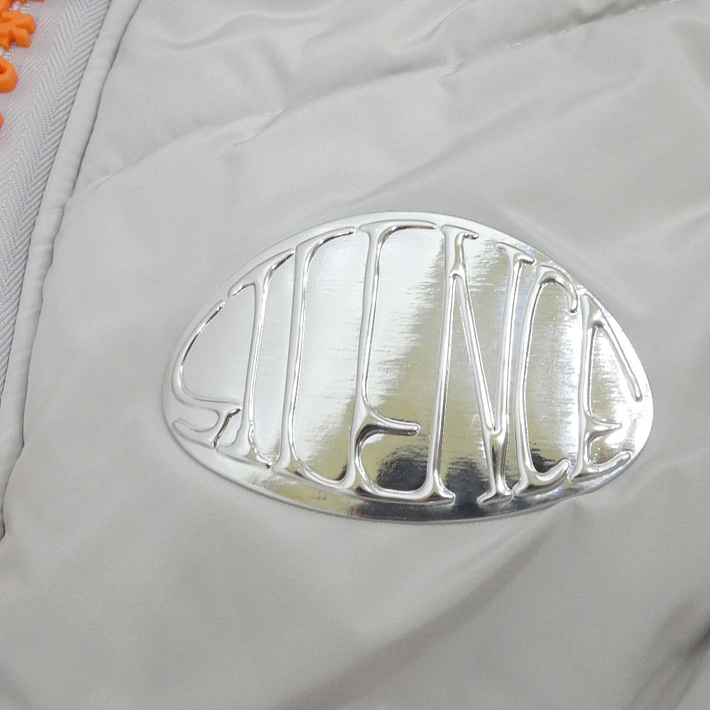 小牧店】VAUNDY Logo Down Vest SILENCE ダウンベスト Mサイズ 【I352