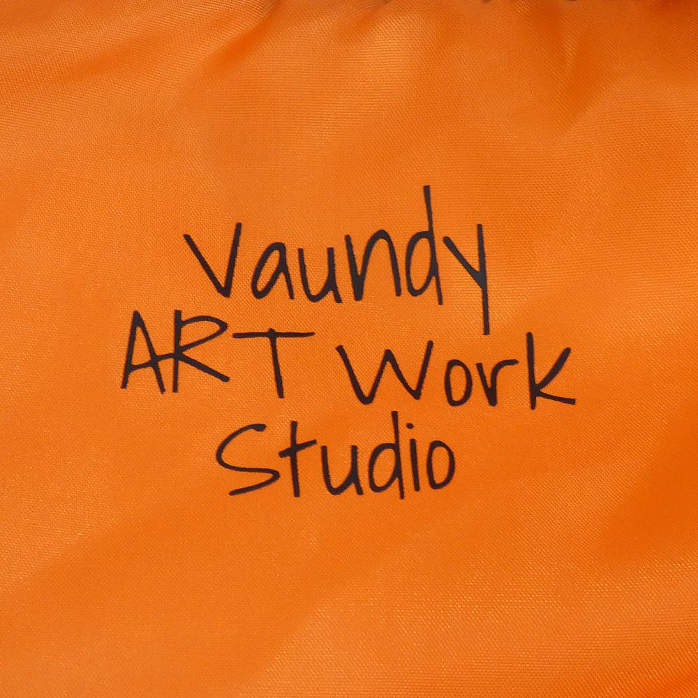 小牧店】VAUNDY Logo Down Vest SILENCE ダウンベスト Mサイズ 【I352
