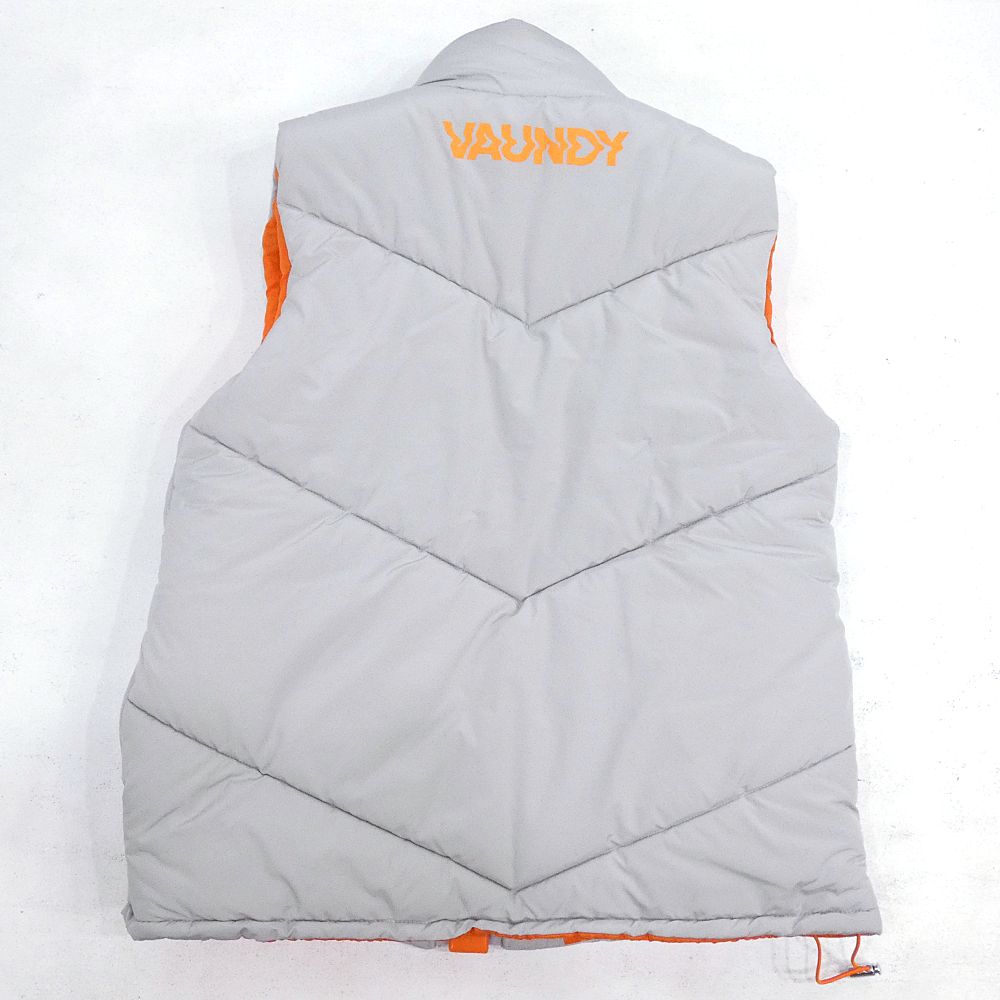 小牧店】VAUNDY Logo Down Vest SILENCE ダウンベスト Mサイズ 【I352