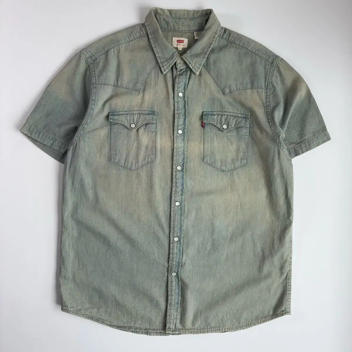 LEVI'S リーバイス レッドタブ ウェスタン 半袖 デニム シャツ