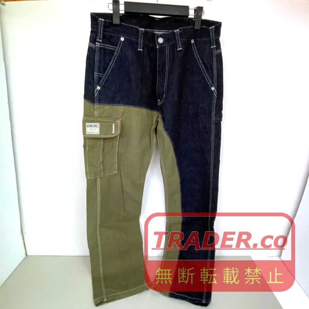 03w26813 児島ジーンズ RNB-1117 クォーターコンボパンツ カーキ サイズ34 メンズ ペインターパンツ ワークパンツ ボトムス