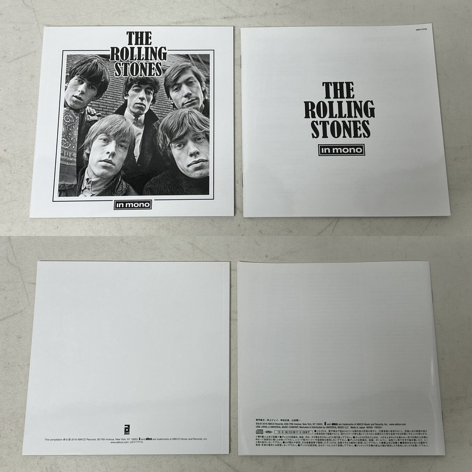 浜館22-1340] [店舗併売品] THE ROLLING STONES in mono ローリング