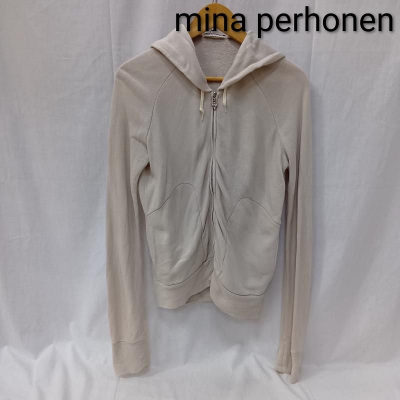 ミナペルホネン フルジップパーカー beige レディース 36 ISItems 