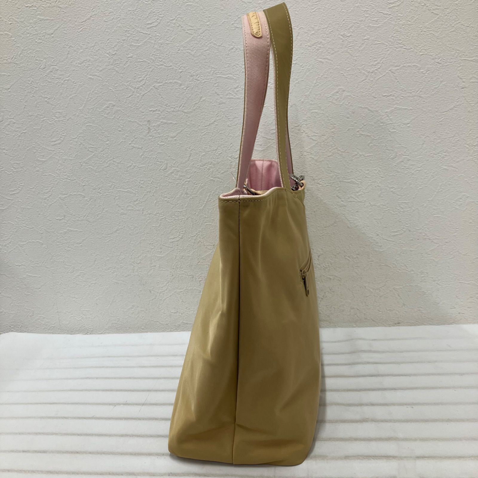 3491 Kitamura キタムラ トートバッグ リバーシブル Kロゴ ナイロン 