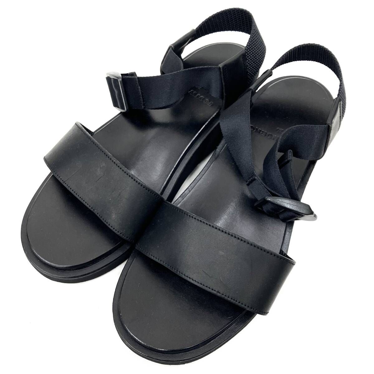 FOOTWORKS フットワークス サンダル ブラック サイズ24cm