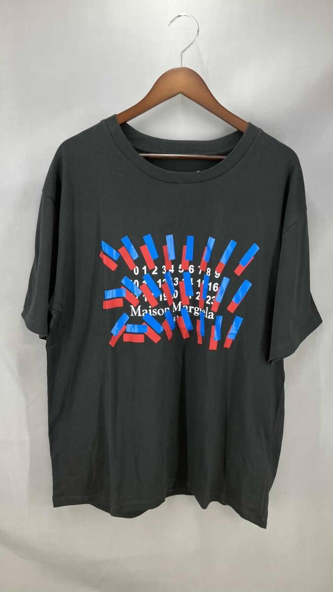 ★ Maison Margiela メゾンマルジェラ 半袖Tシャツ S30GC0732 メンズ 50 ブラック 夏
