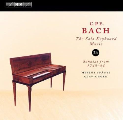 【CD】C.P.E.バッハ:鍵盤独奏曲全集Vol.24 (C.P.E.Bach: Solo Keyboard Music Vol.24 / Miklos Spanyi) [輸入盤]
