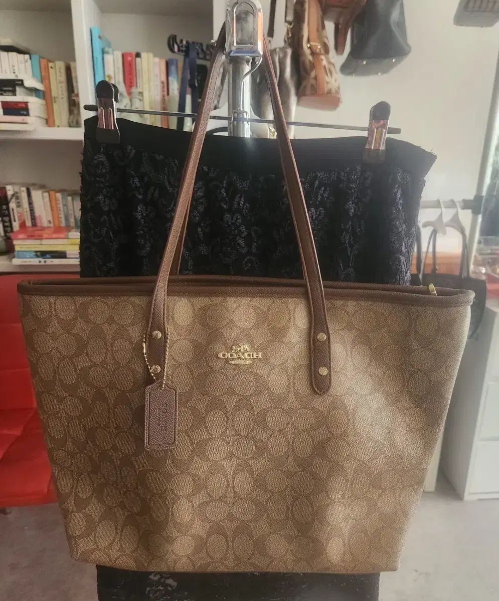 COACH コーチ シグネチャー ショッパーバッグ