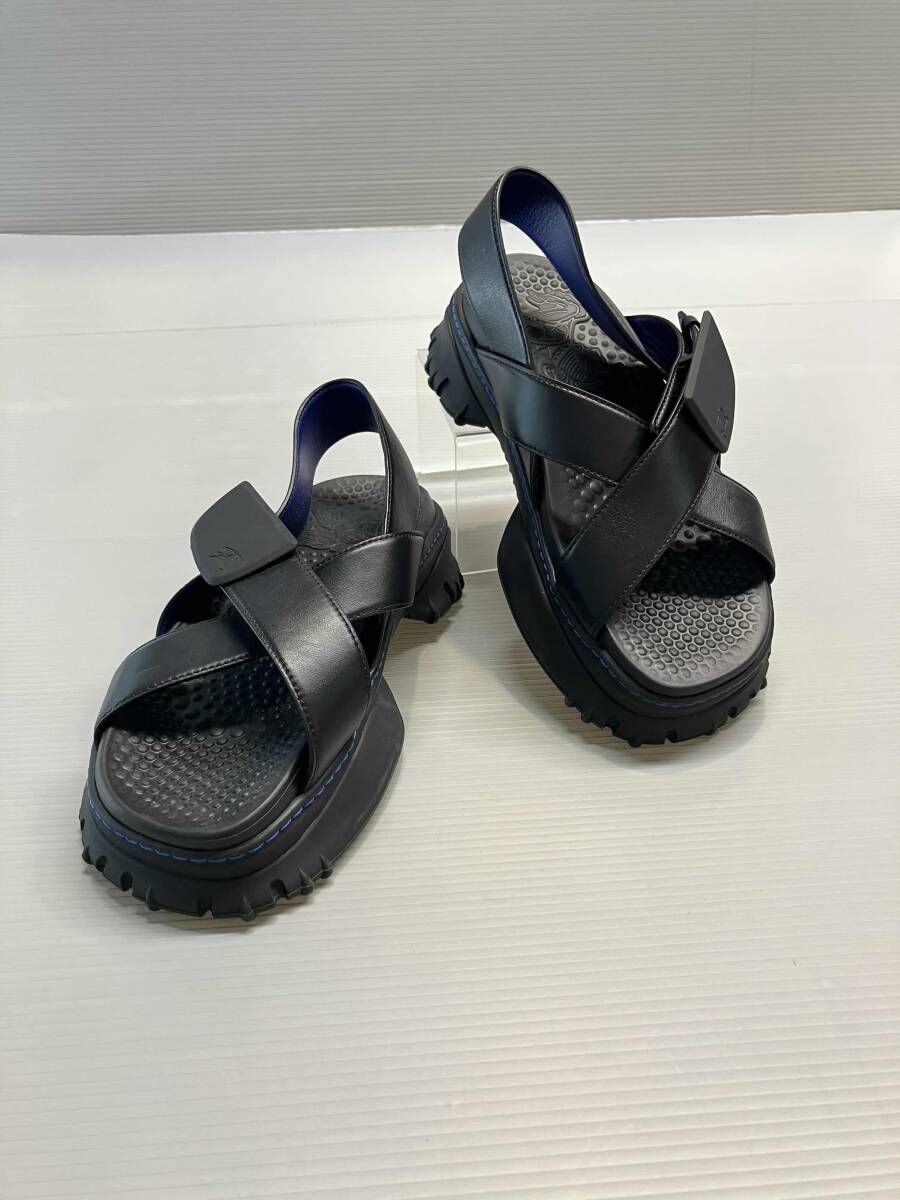★ BURBERRY PROSUM バーバリー プローサム サンダル サイズ41 ブラック 夏