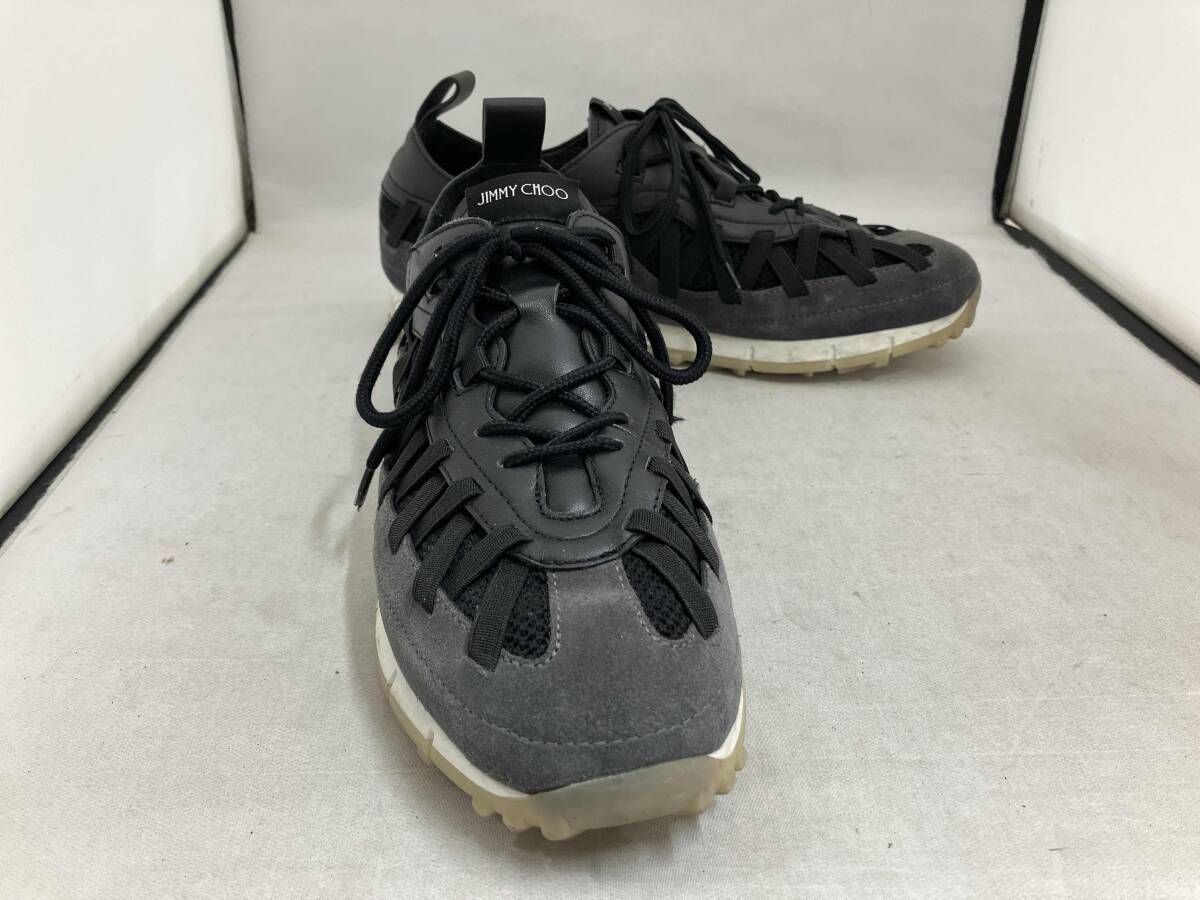 JIMMY CHOO/ジミーチュウ スニーカー ZIZA ブラック サイズ42
