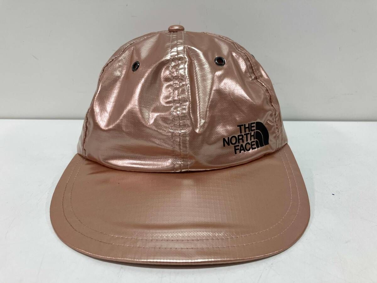 supreme シュプリーム the north face ノースフェイス キャップ metallic 6-panel hat ピンク ゴールド