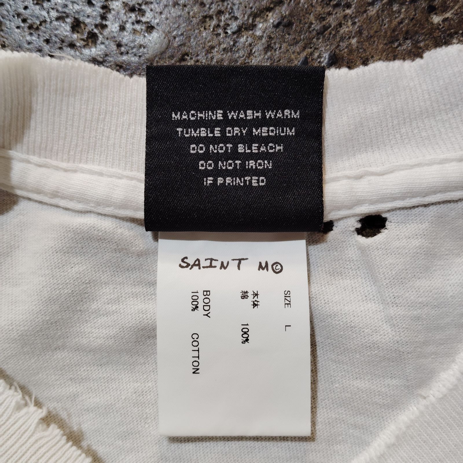 Saint Mxxxxxx 25ss SAINT YOURSELF S/S TEE L セントマイケル Saint