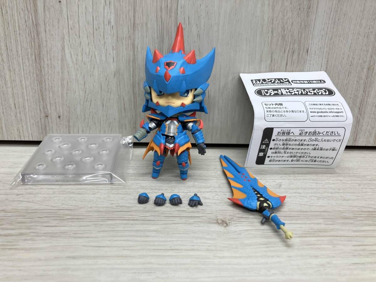 ジャンク 現状品 ねんどろいど ハンター剣士ラギアX・エディション
