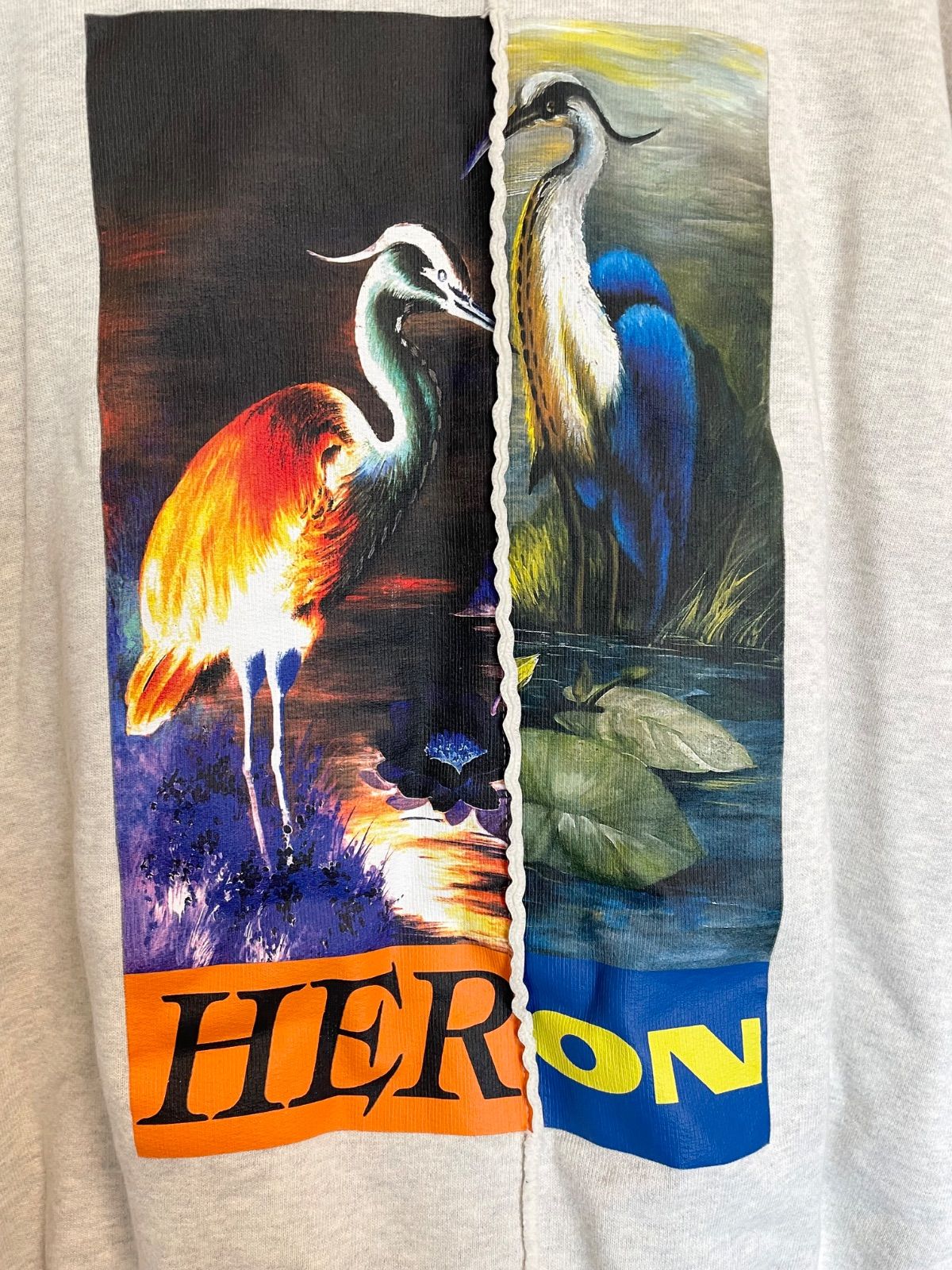 HERON PRESTON ヘロンプレストン スウェット パーカー トレーナー サギ 