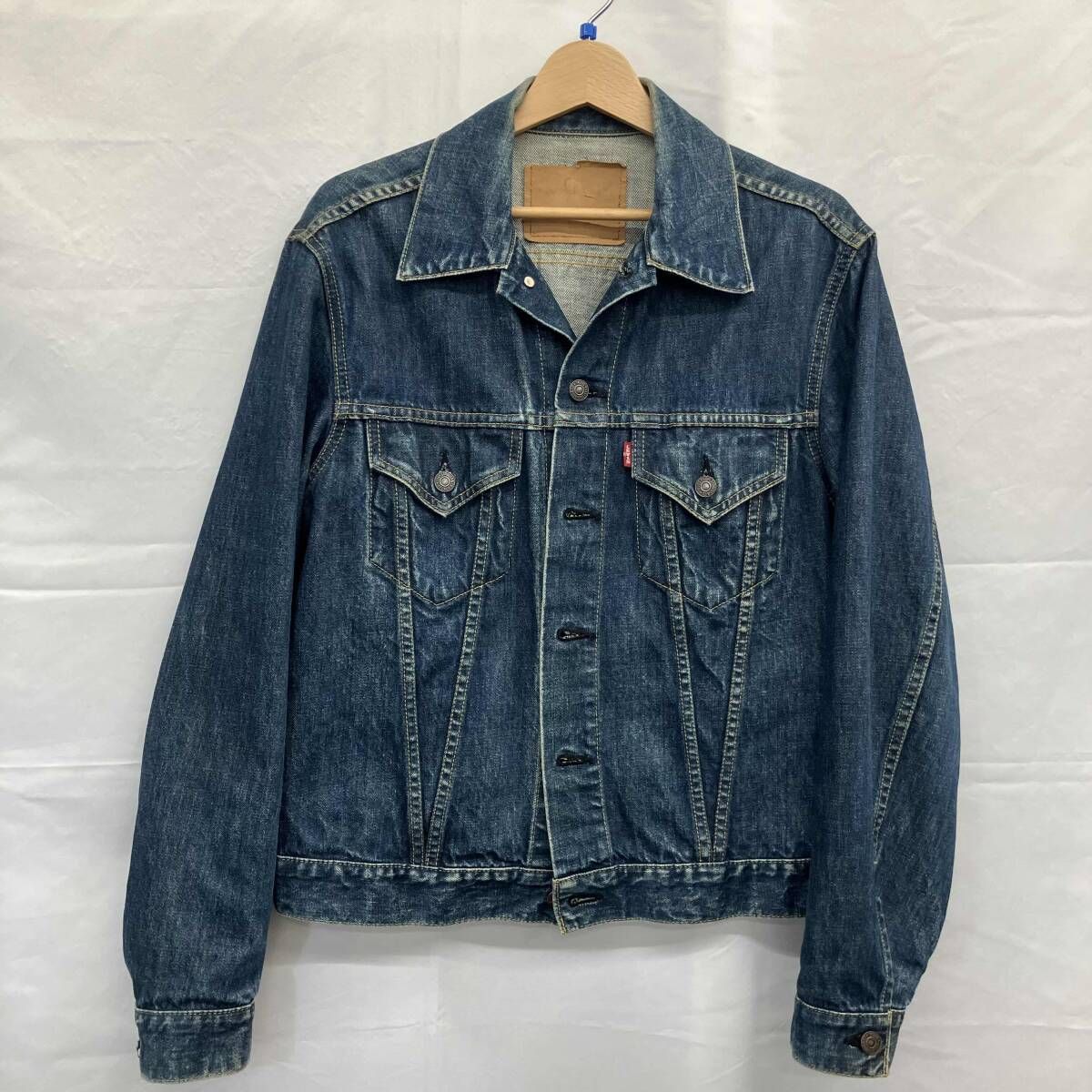 LEVI‘S / リーバイス / Gジャン / デニムジャケット / 日本製 / BIG E 復刻 / 71557-0214 / ネイビー / Lサイズ
