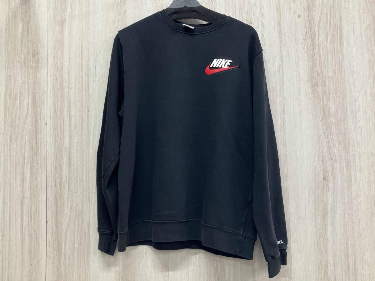 NIKE × Supreme ナイキ × シュプリーム スウェット Lサイズ ブラック 色褪せ有り