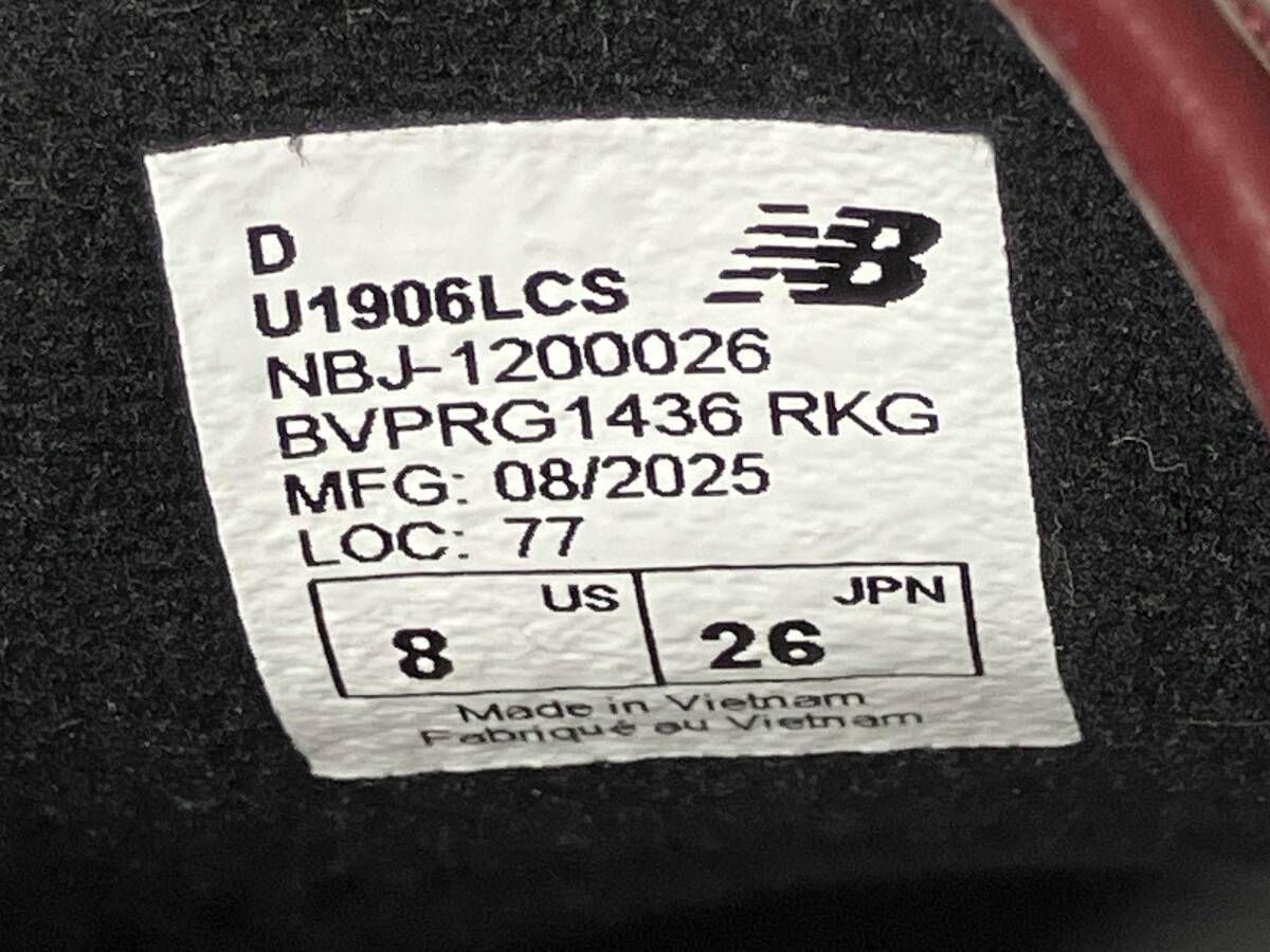 New Balance ニューバランス U1906LCS Red Croc ローファー スニーカー 