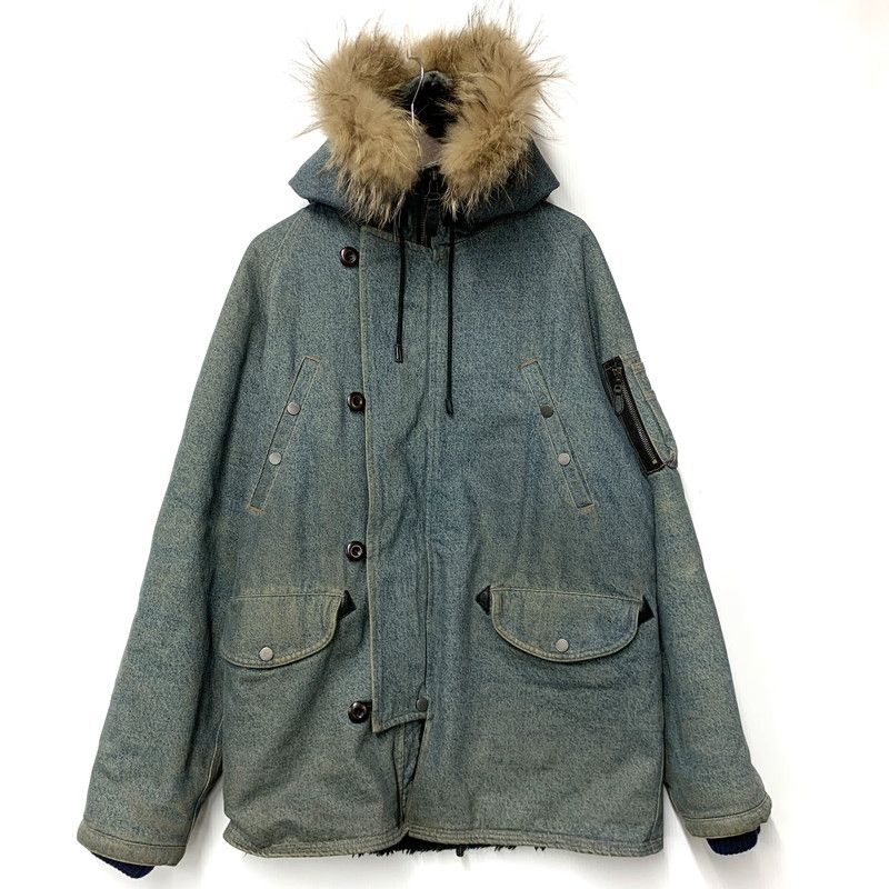 【中古品】 GAIJIN MADE ガイジンメイド N-3B TYPE DENIM JACKET デニム ジャケット アウター 【145-260528-ya-10-izu】