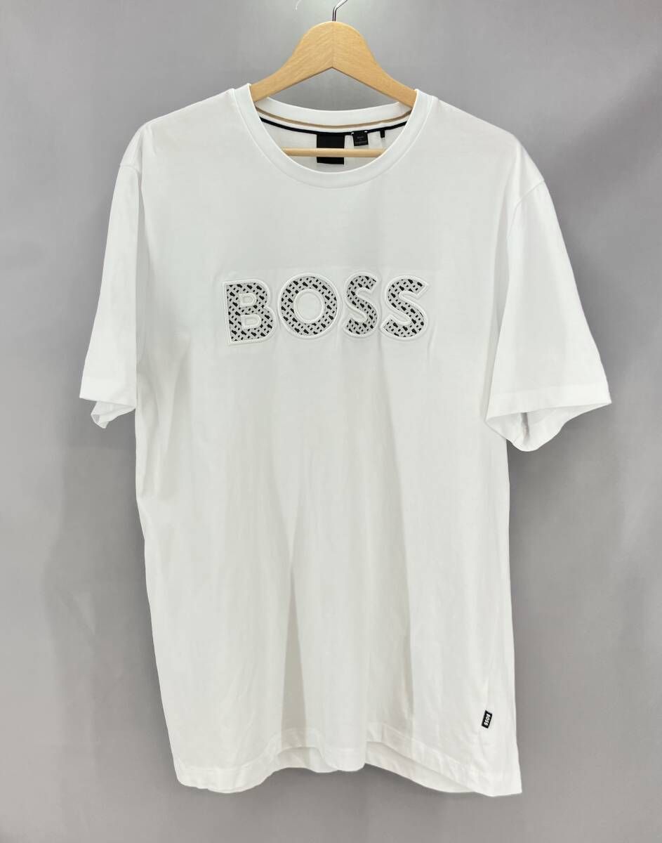 ★ HUGO BOSS ヒューゴボス 半袖Tシャツ 10236129 サイズXXL ホワイト 夏