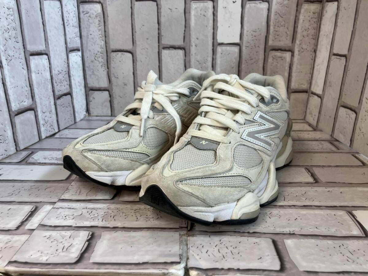 new balance ニューバランス スニーカー U9060WHT 白 シミ有 23.5cm