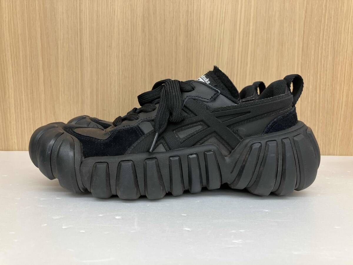 美品 Onitsuka Tiger DENTIGRE LS ブラック タイガー dentigre ls onitsuka tiger 黒 メンズ Onitsuka Tiger