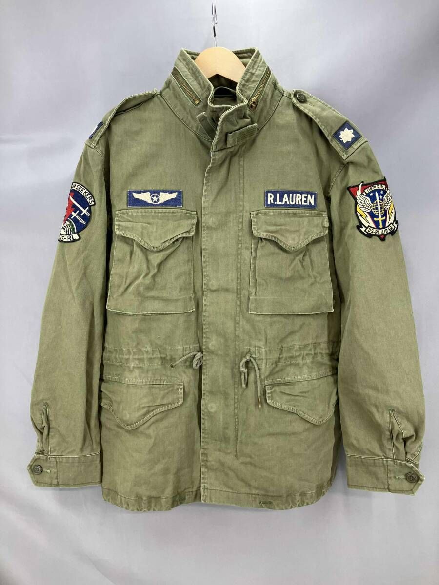 ★ POLO RALPH LAUREN ポロラルフローレン M-65 ジャケット ミリタリー カーキ Mサイズ 通年