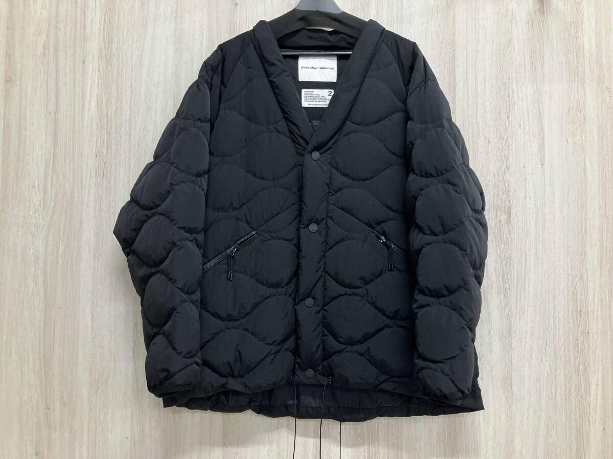 WHITE MOUNTAINEERING ホワイト マウンテニアリング ダウンジャケット TAION QUILTED HANTEN WM2273217 サイズ2 ブラック