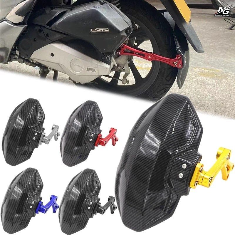 ホンダ PCX150 PCX 150 2019 - 21 オートバイマッドガードリアフェンダーエクステンションスプラッシュパッド