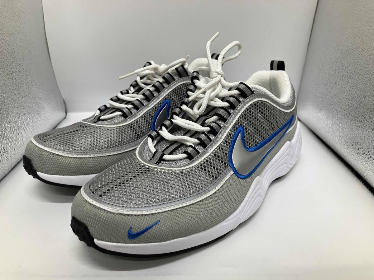 NIKE ナイキ HF9117-003 Air Zoom Spiridon Metalic Silver and Signal Blue シルバー サイズ27.5 スニーカー 美品